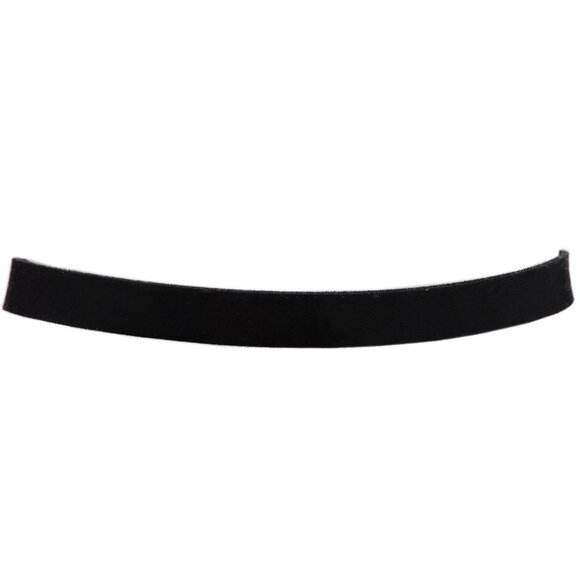 Black Choker Adjustable 12.5' - 15' inch Classic Trendy Choker  #2 - Picture 3 of 12